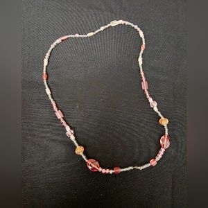Vintage Colorful Breaded Necklace